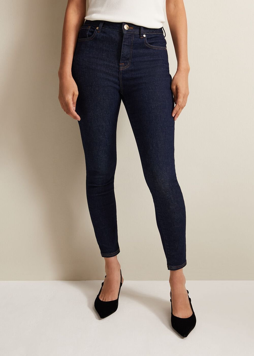 Jelena Super Comfort Skinny Jeans Indigo