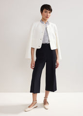 Aubrielle Wide Leg Culottes Navy