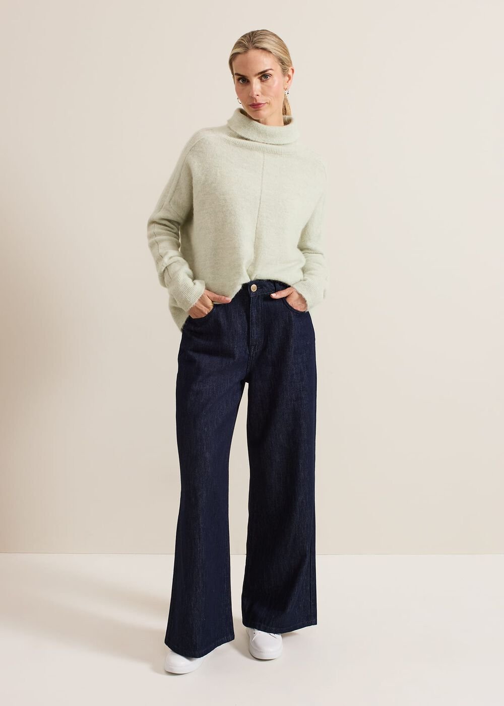 Liana Dark Wash Wide Leg Jean Dark Wash