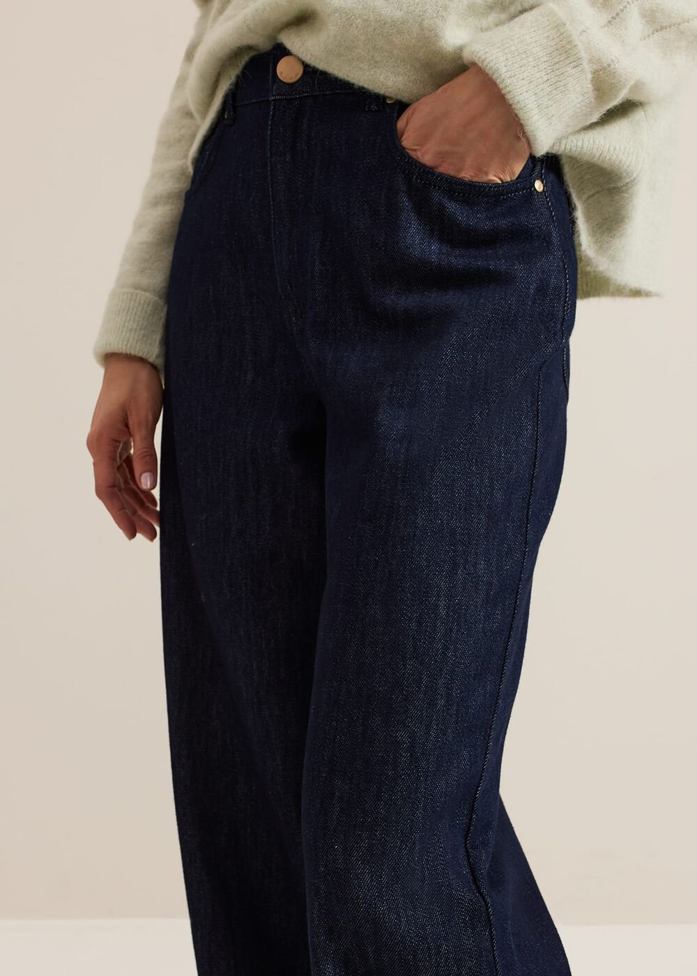 Liana Dark Wash Wide Leg Jean Dark Wash