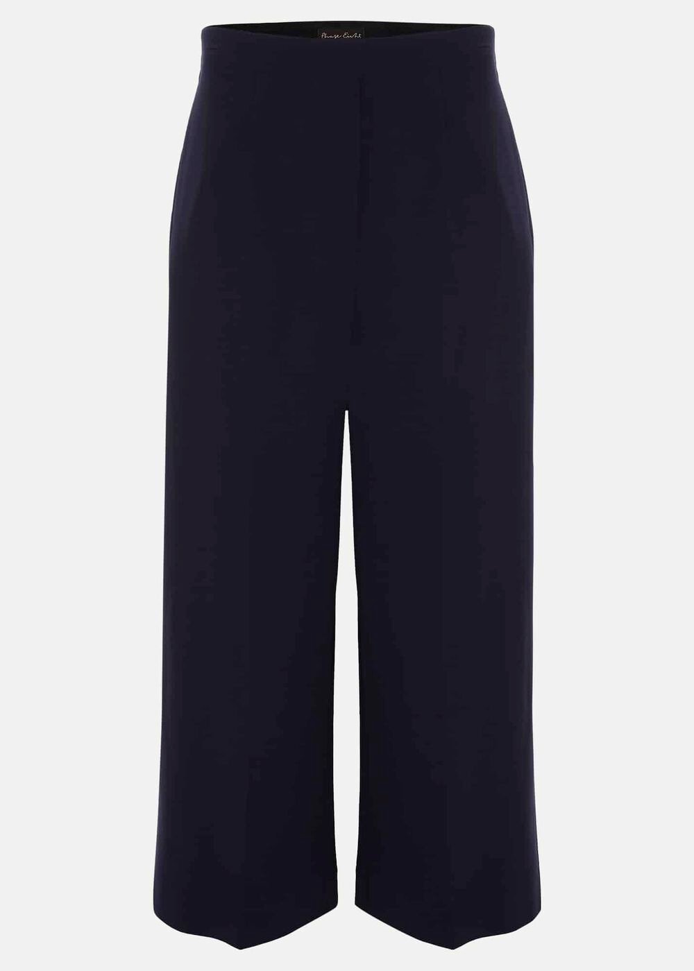 Petite Aubrielle Clean Crepe Culottes Navy