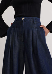 Cerys Denim Wide Leg Jean Dark Wash