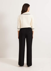 Trixie Turn Up Hem Trouser Black
