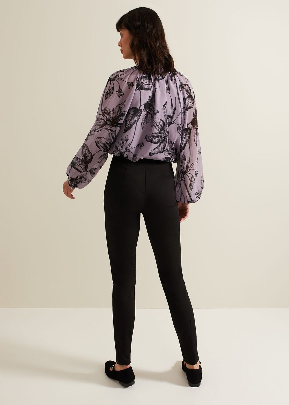 Amina Skinny Trousers Black