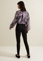 Amina Skinny Trousers Black