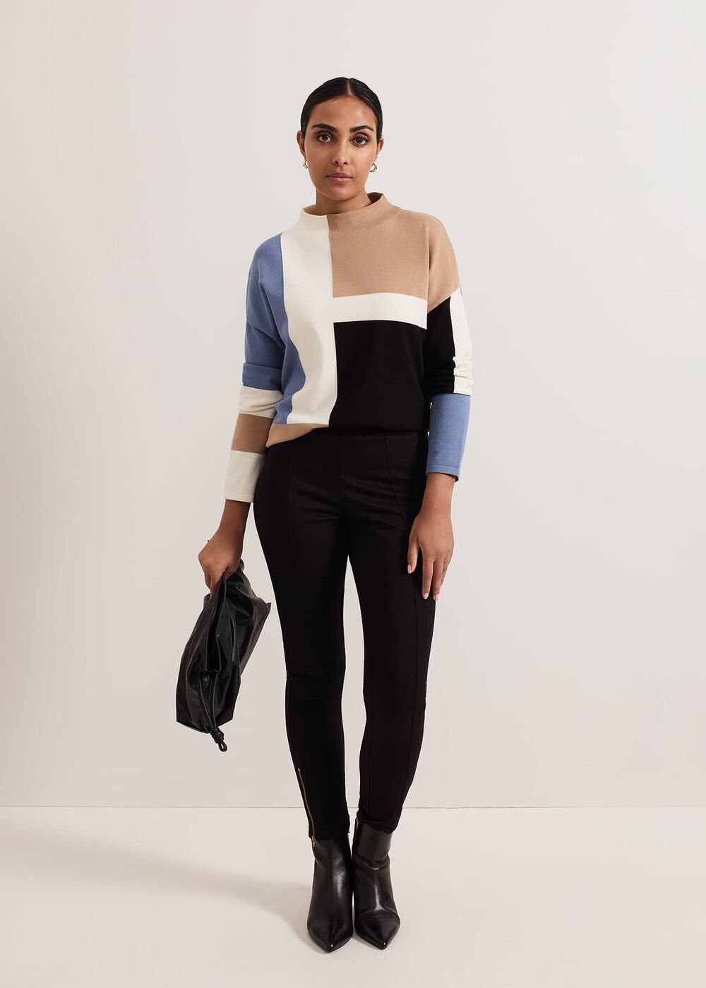 Petite Amina Skinny Trouser Black