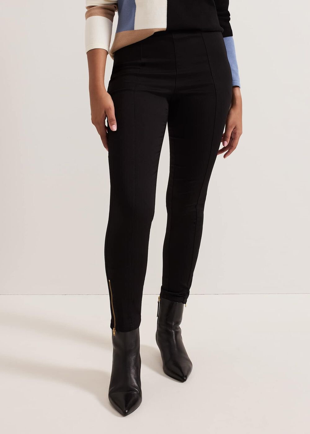 Petite Amina Skinny Trouser Black