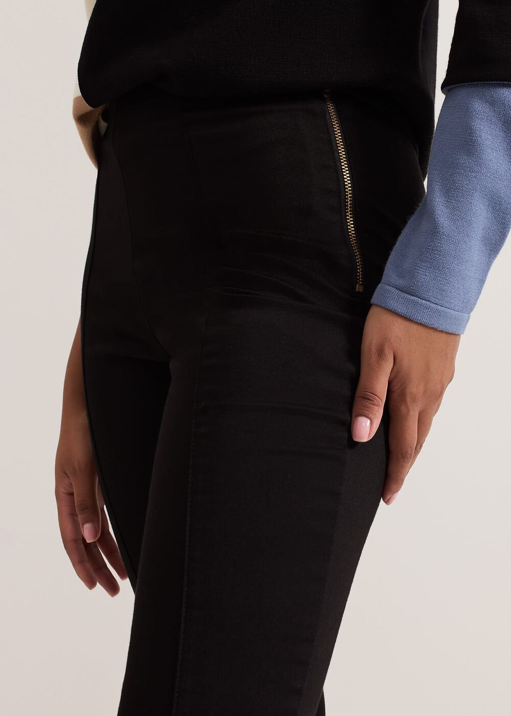 Petite Amina Skinny Trouser Black