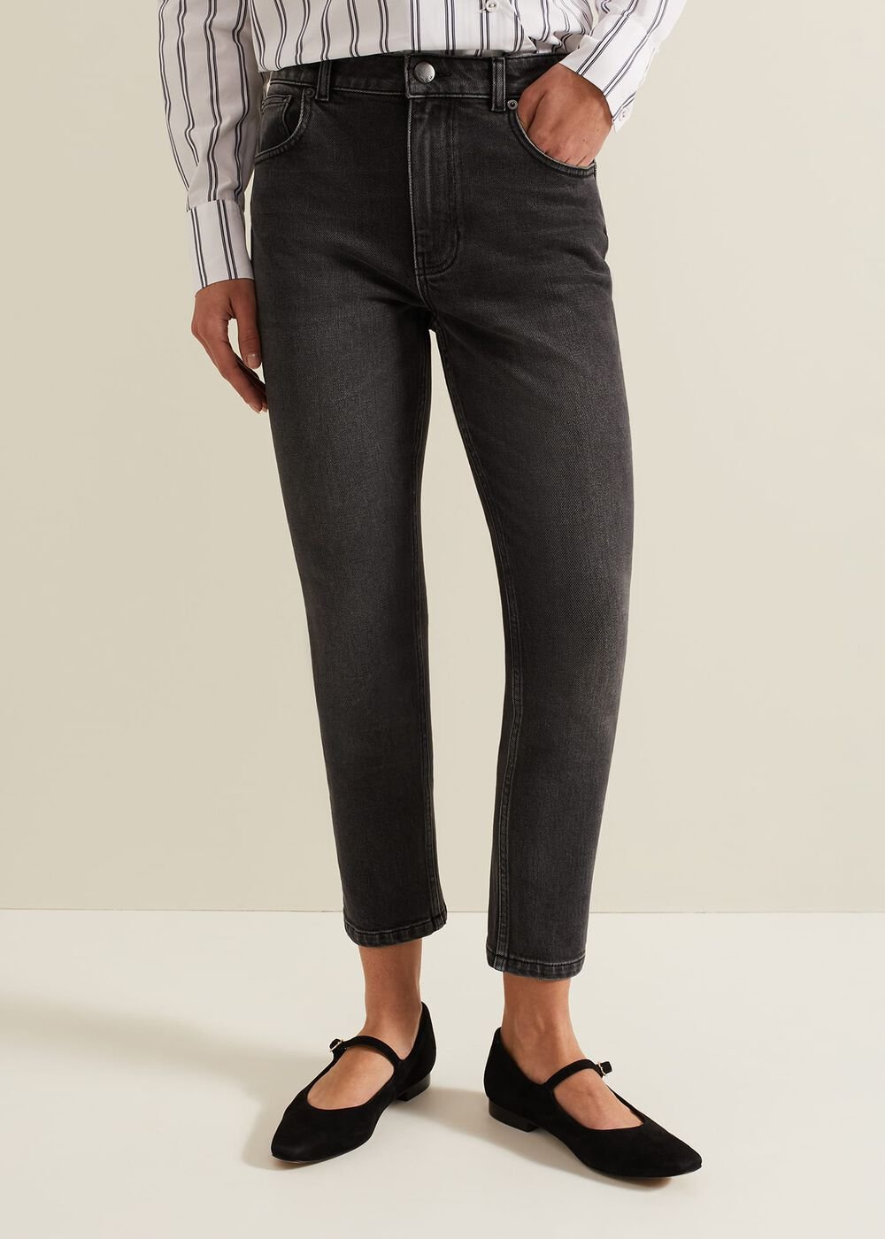 Sara Slim Leg Jeans Black