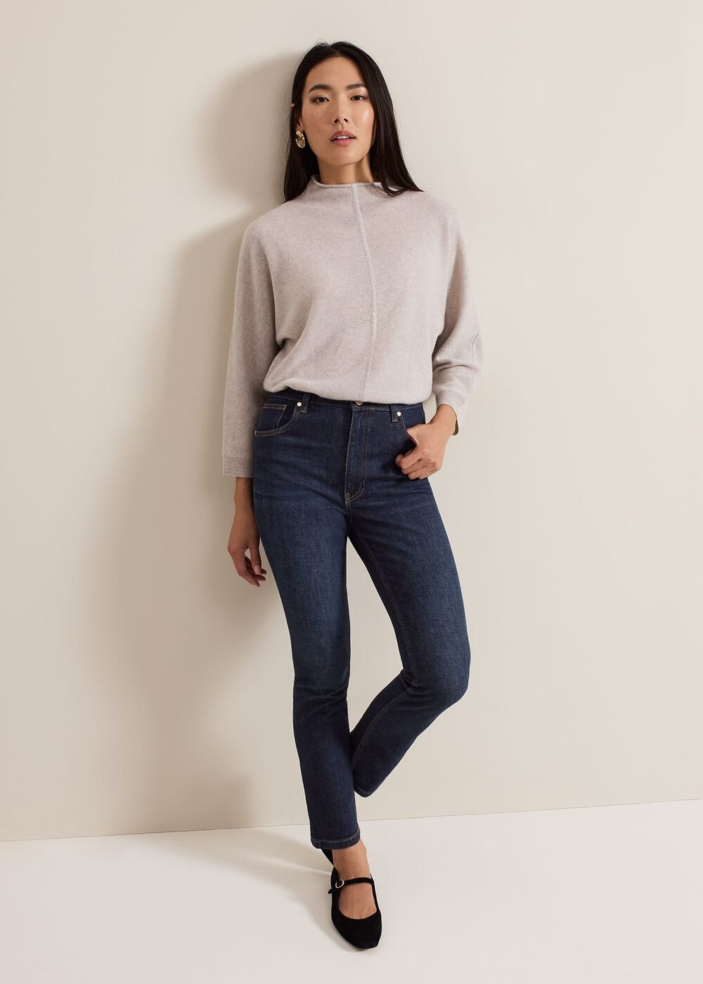 Sara Slim Leg Jeans Dark Wash