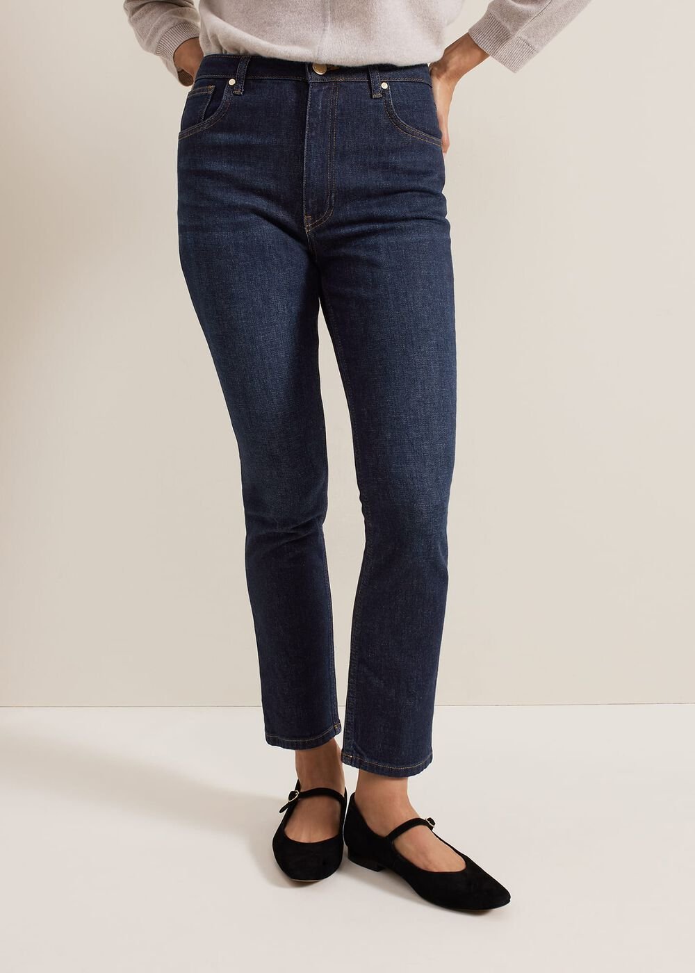 Sara Slim Leg Jeans Dark Wash