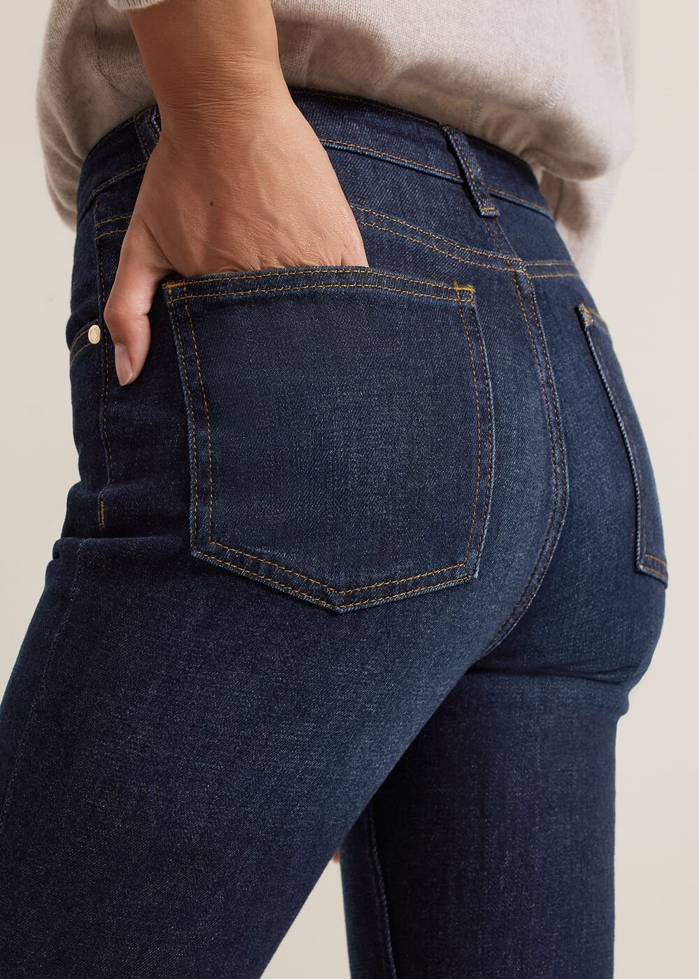 Sara Slim Leg Jeans Dark Wash