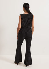 Samantha Petite Hotfix Trouser Black