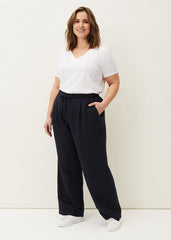 Bethany Linen Trousers Navy