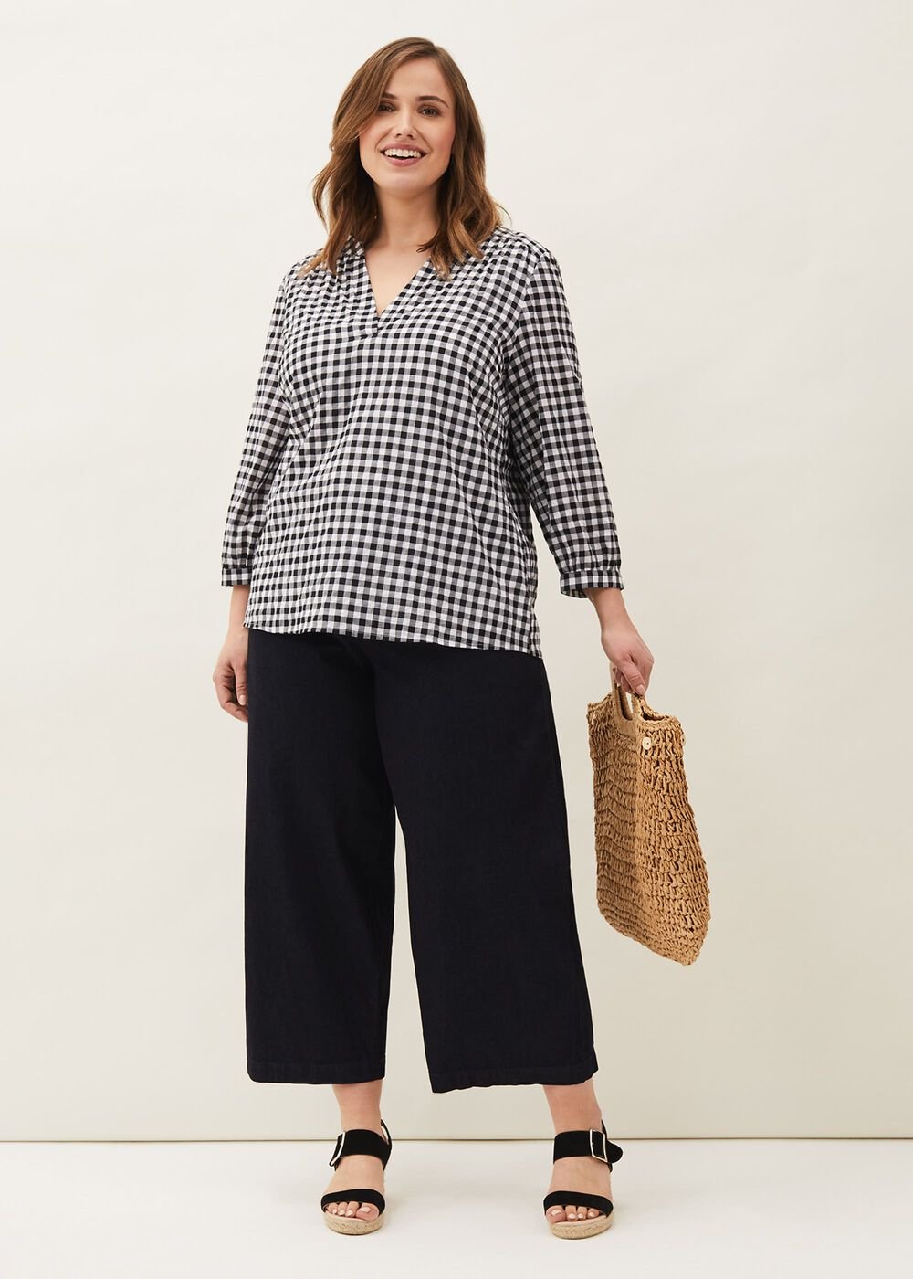 Nora Denim Culottes Indigo
