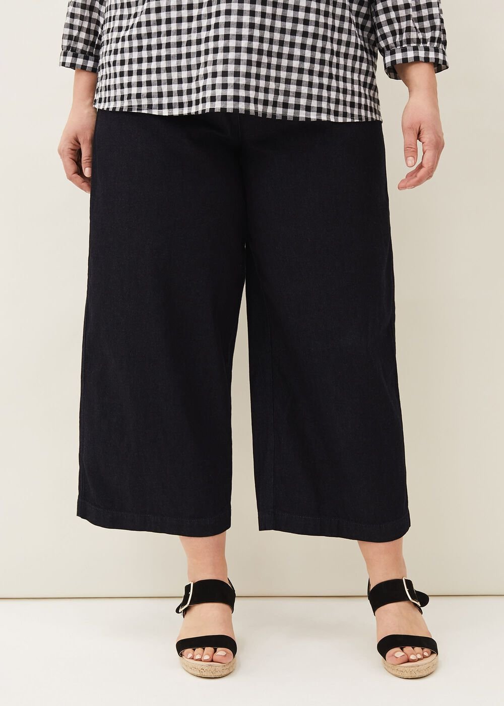 Nora Denim Culottes Indigo