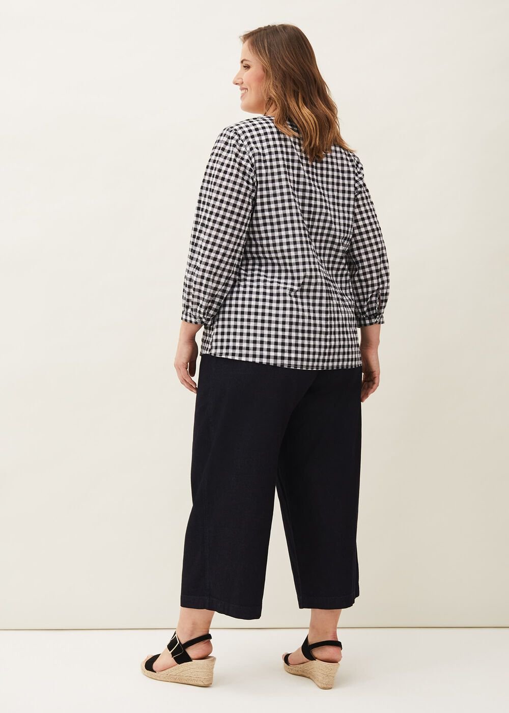 Nora Denim Culottes Indigo