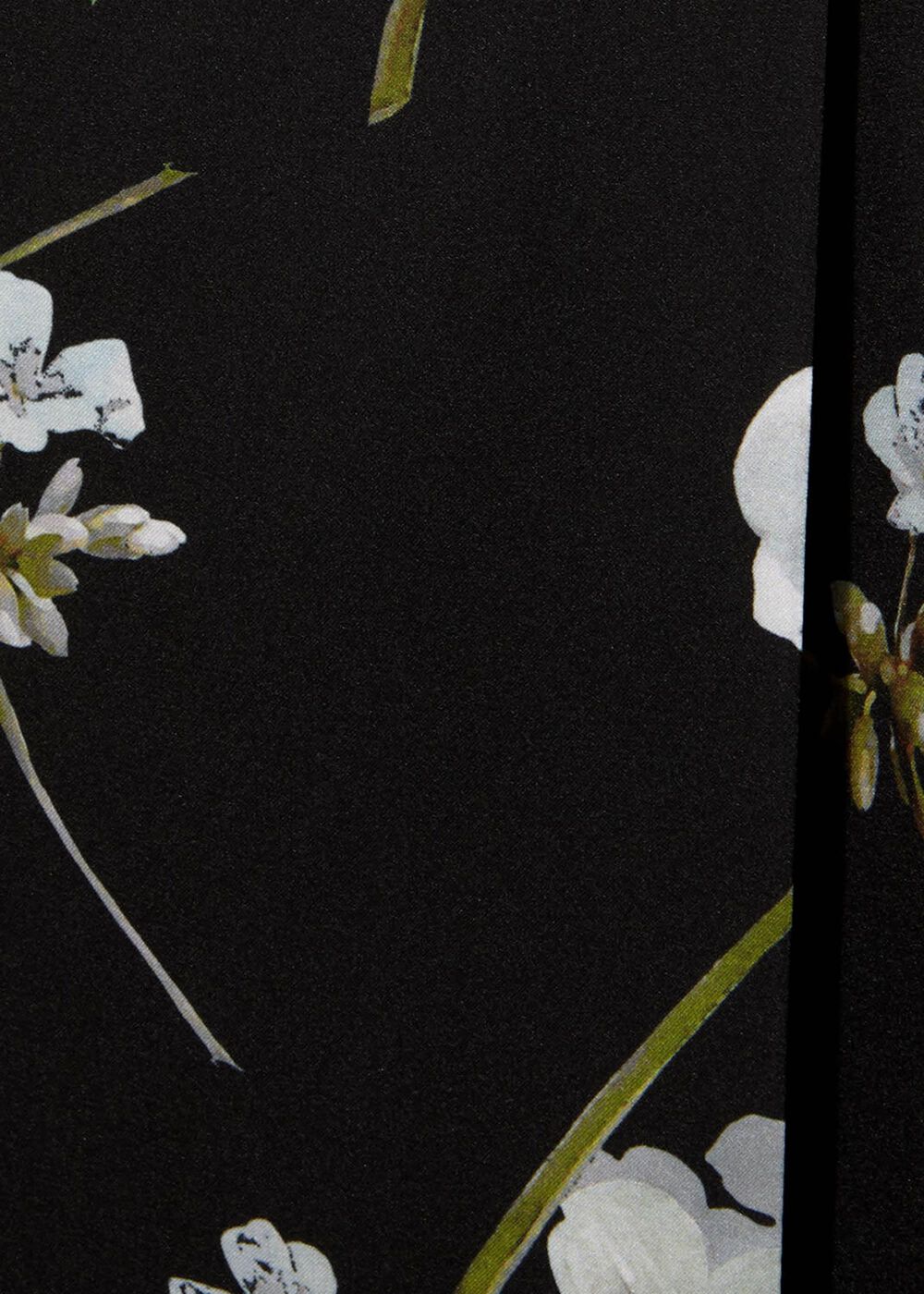 Tasha Floral Wrap Dress Black