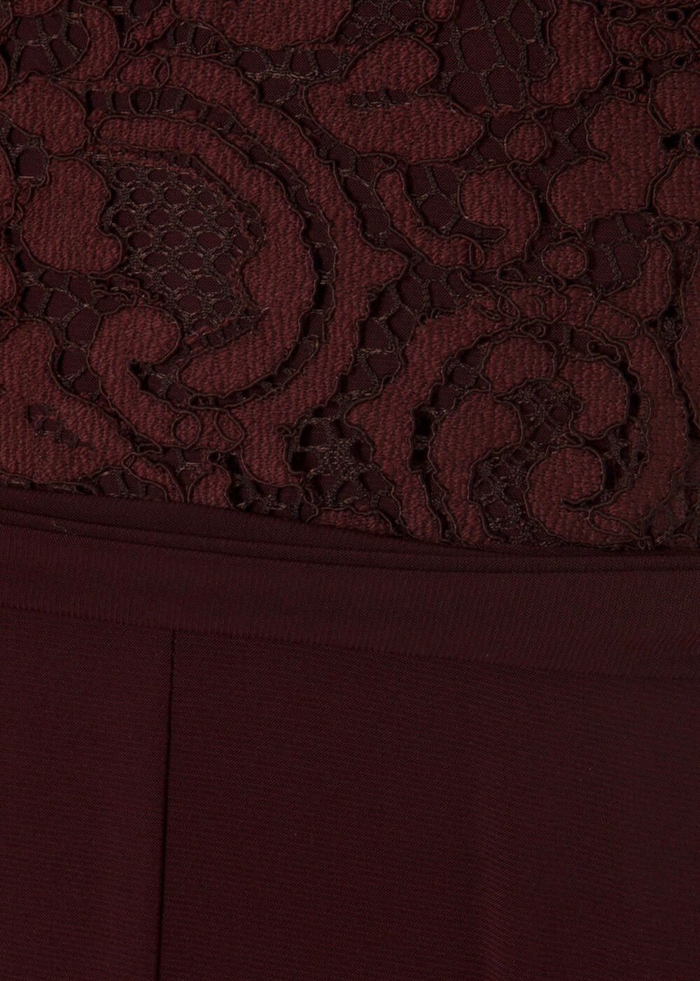 Vicki Lace Bodice Jumpsuit Port