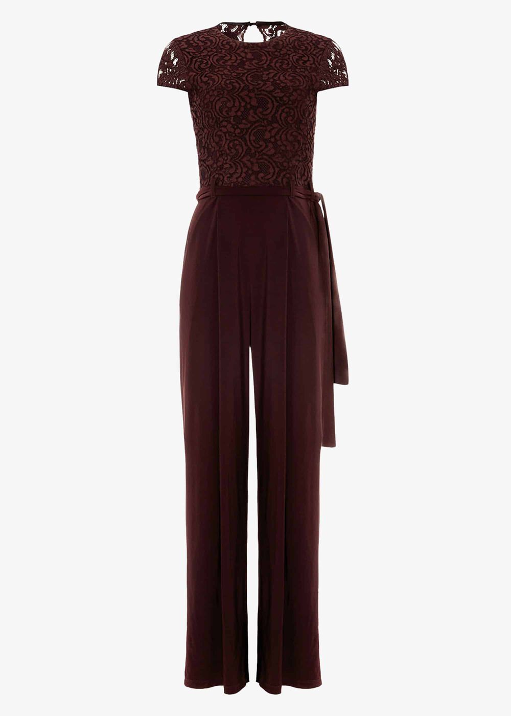 Vicki Lace Bodice Jumpsuit Port