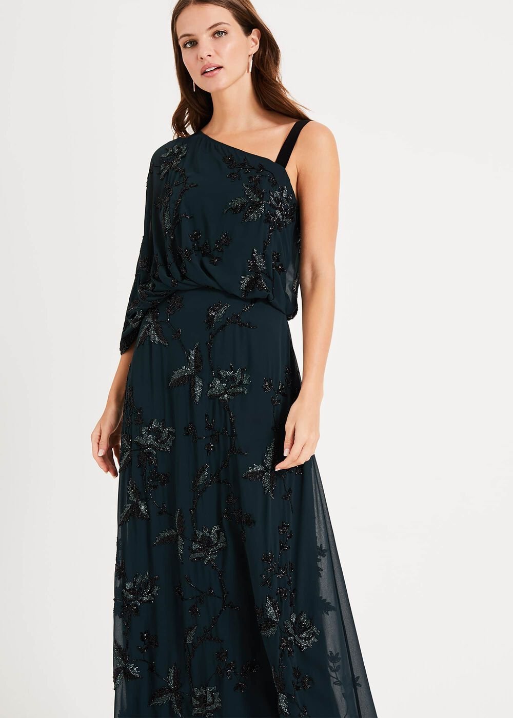 Shirley Embellished Maxi Dress Ever Green