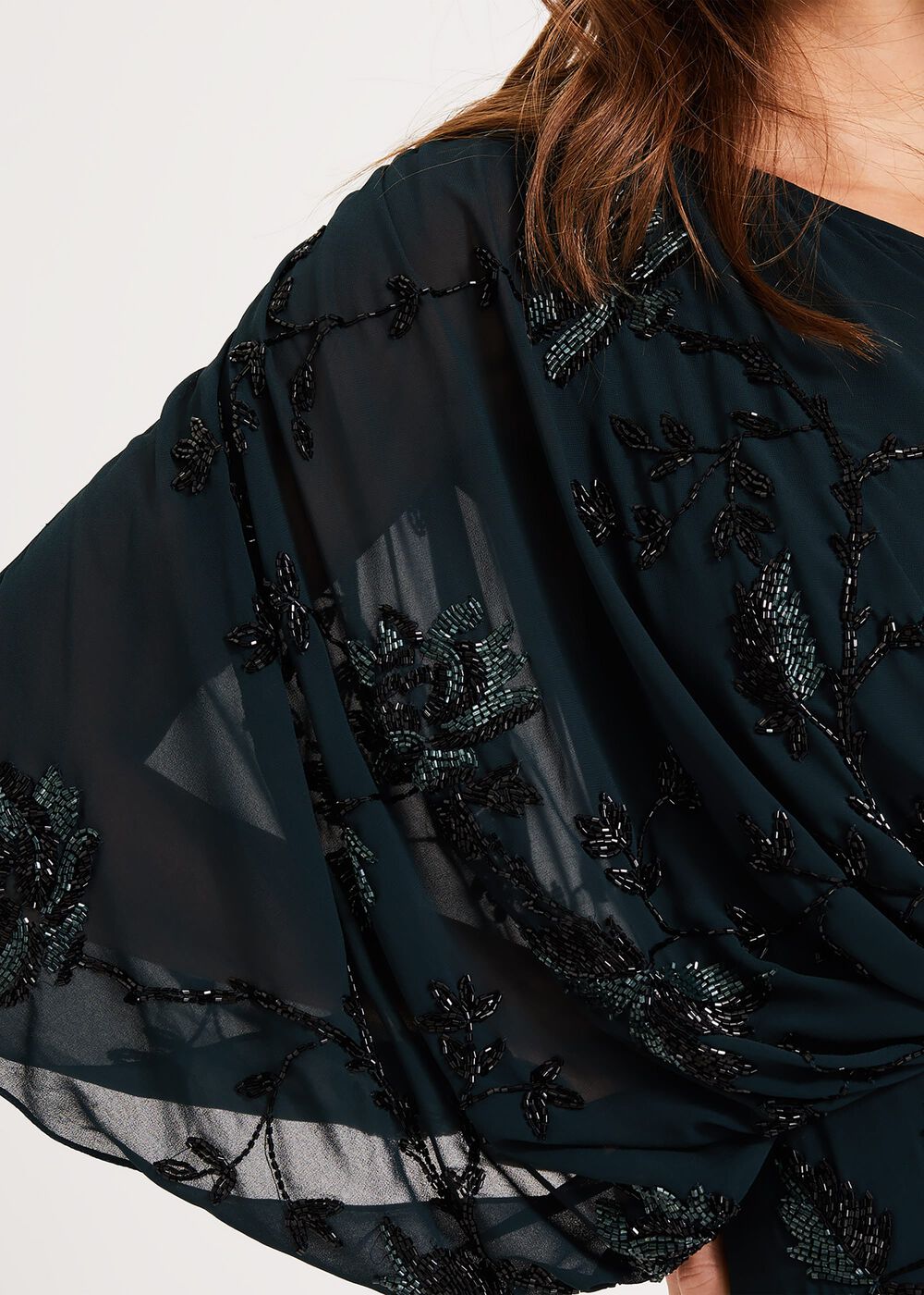 Shirley Embellished Maxi Dress Ever Green