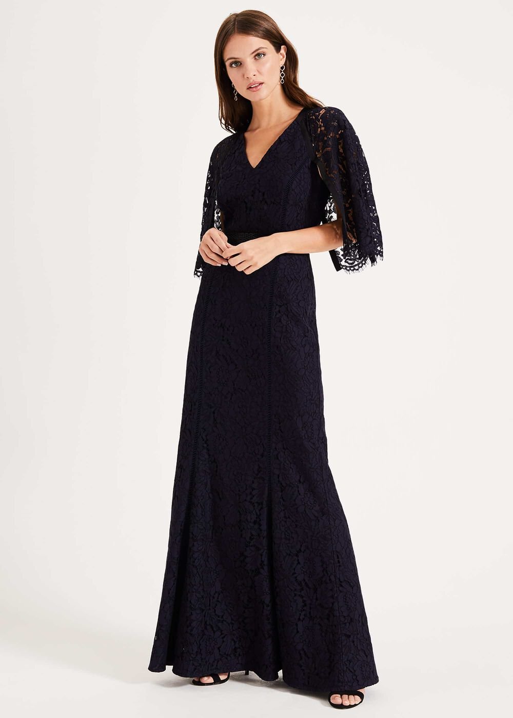 Cianna Lace Maxi Dress Midnight
