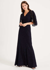 Cianna Lace Maxi Dress Midnight