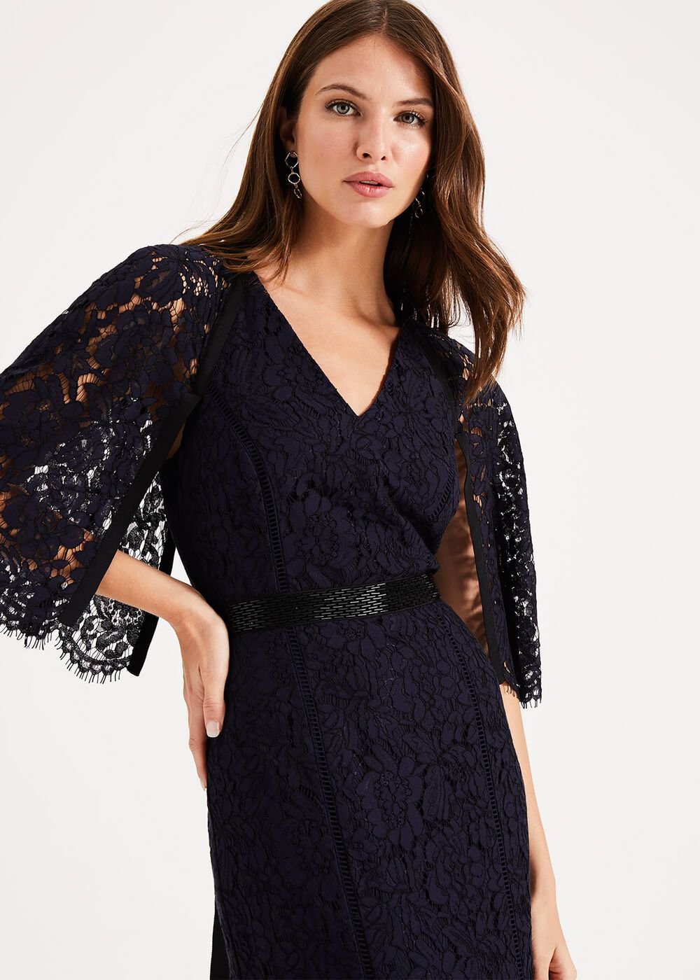 Cianna Lace Maxi Dress Midnight