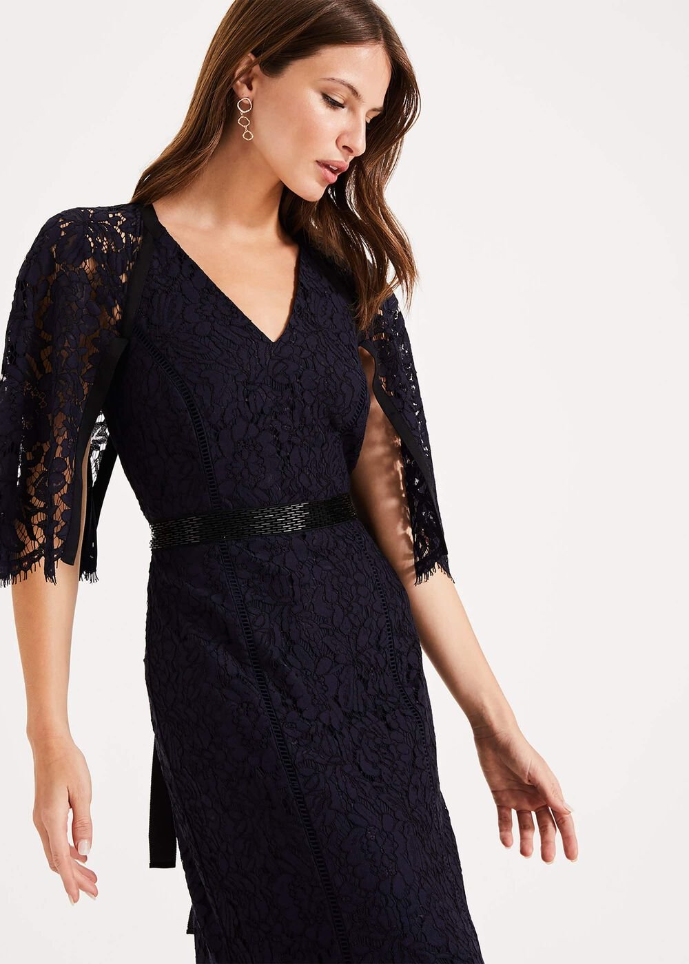Cianna Lace Maxi Dress Midnight