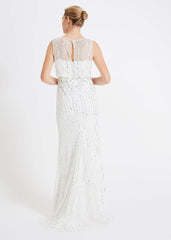 Milly Beaded Wedding Dress Snow