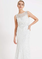 Milly Beaded Wedding Dress Snow