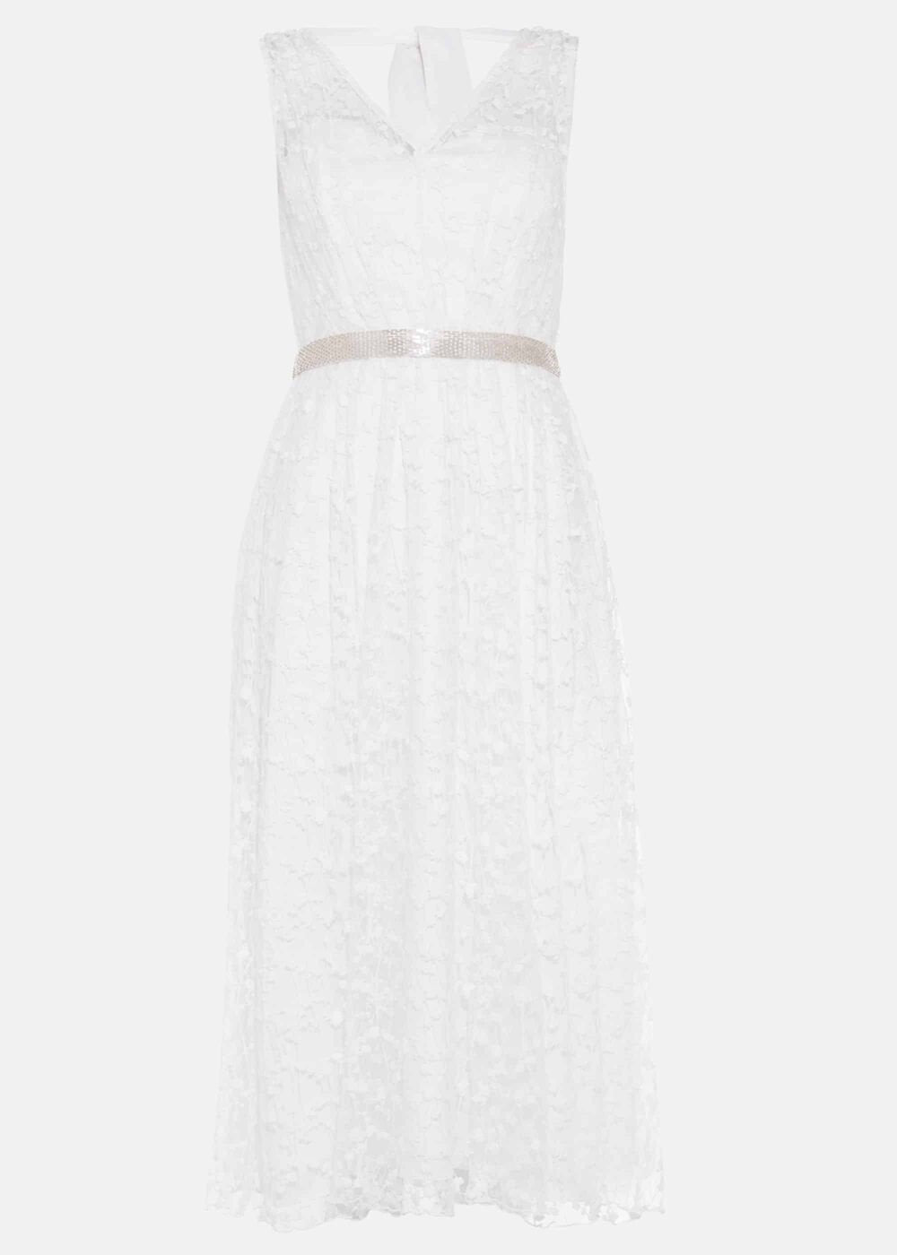 Amalia Embroidered Wedding Dress Ivory