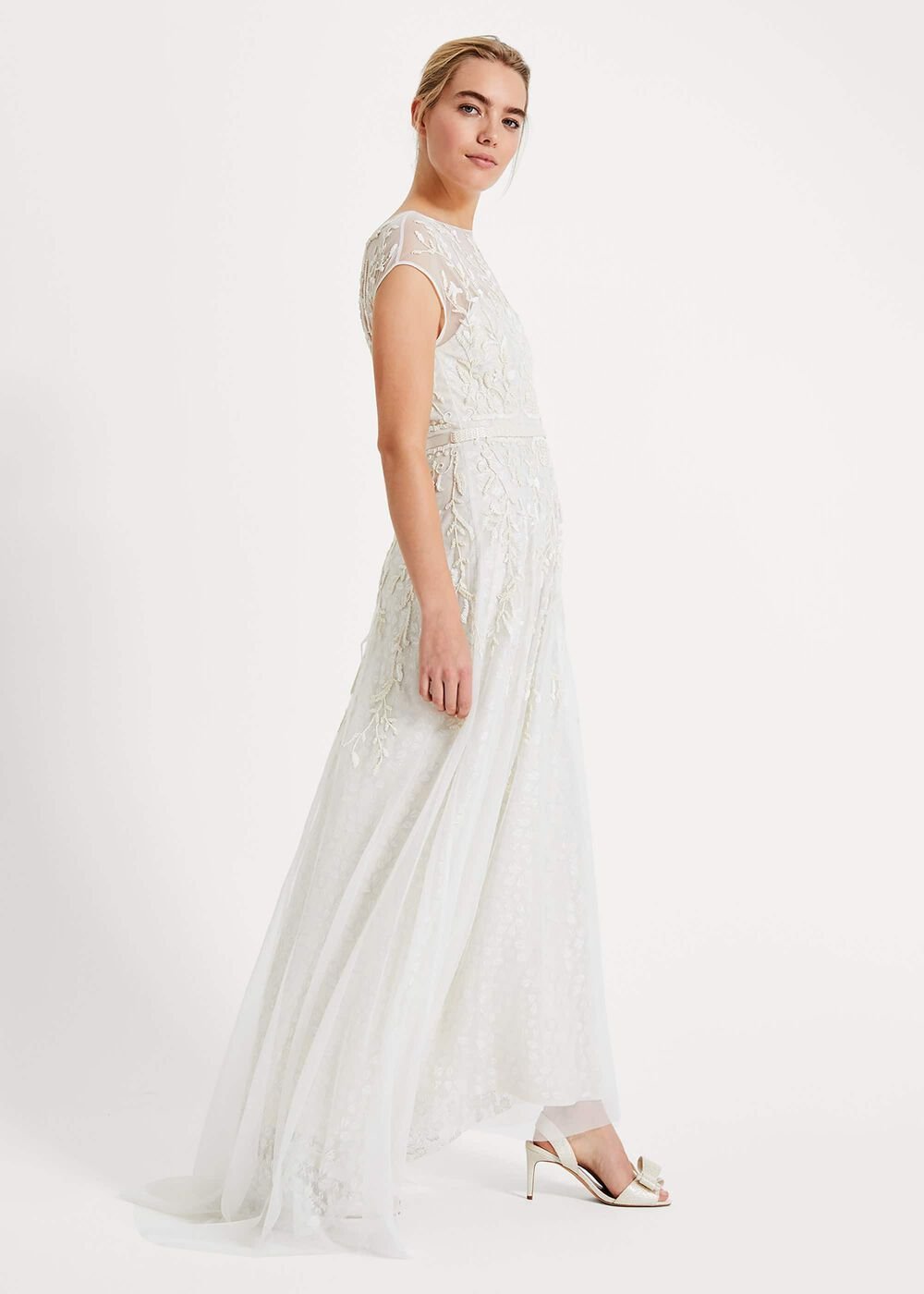 Mylee Embellished Wedding Dress Antique Cream