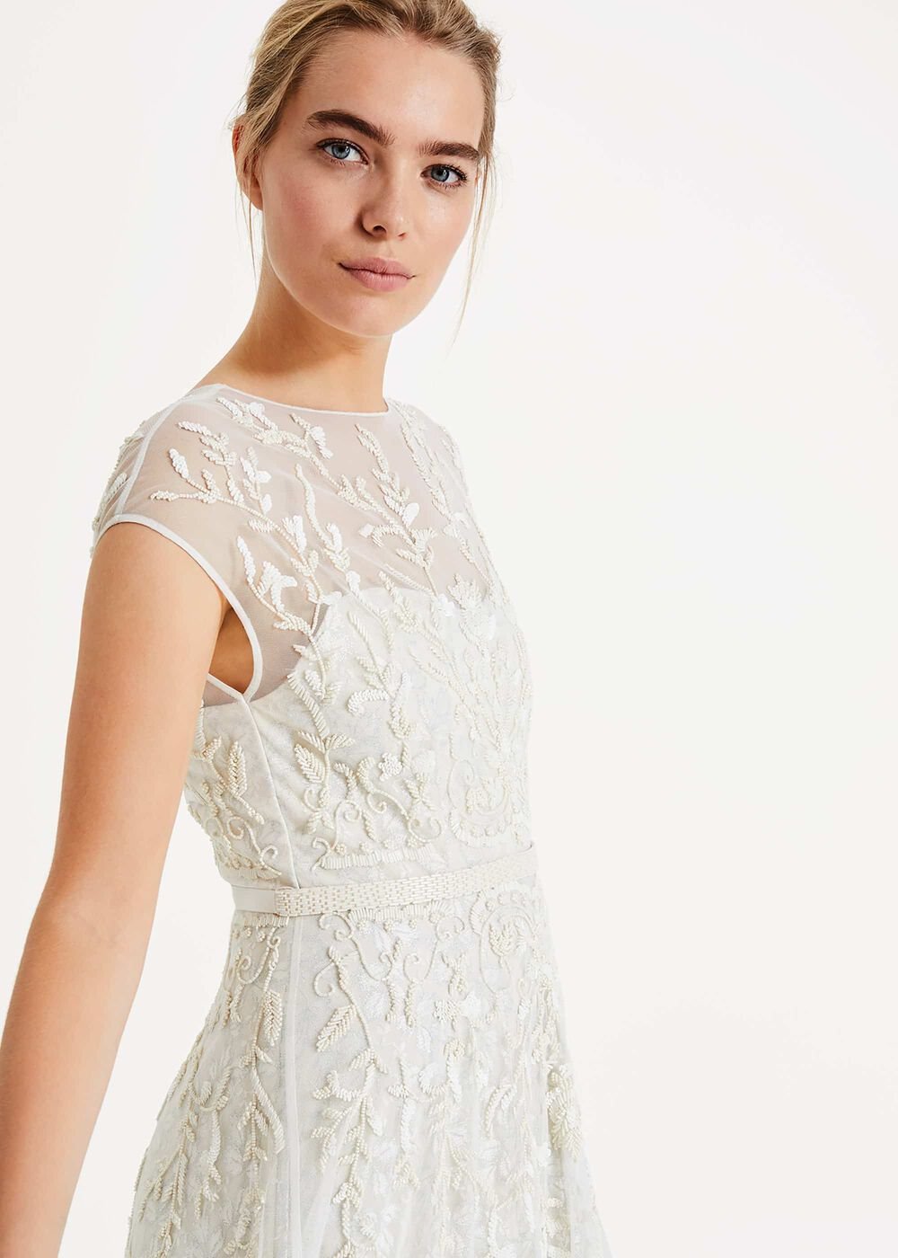 Mylee Embellished Wedding Dress Antique Cream