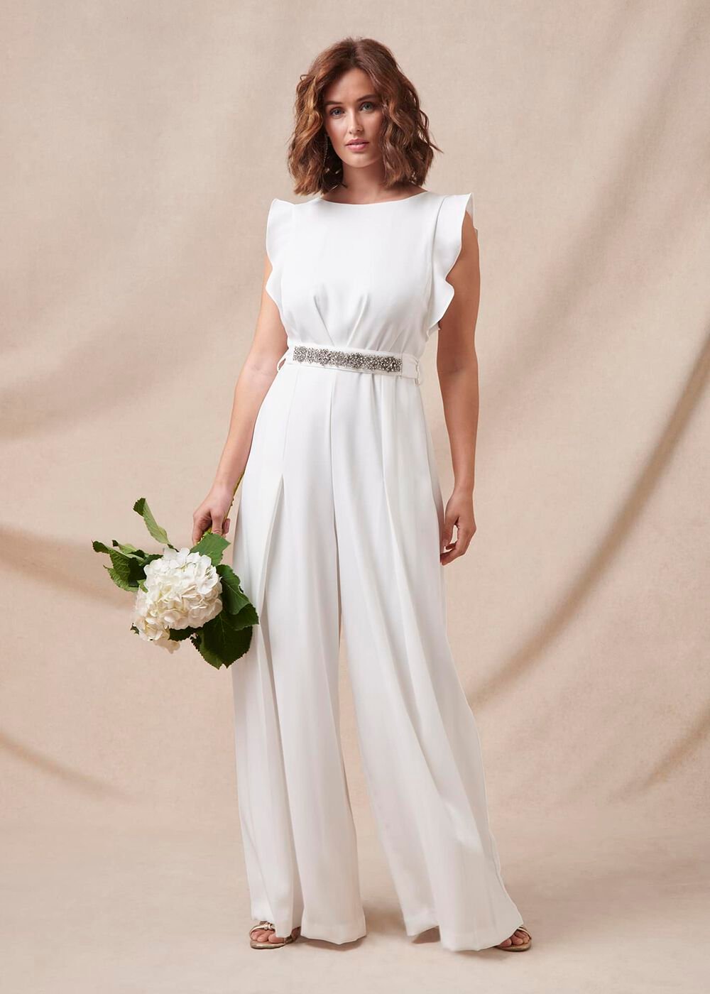 Victoriana Wedding Jumpsuit Ivory