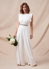 Victoriana Wedding Jumpsuit Ivory