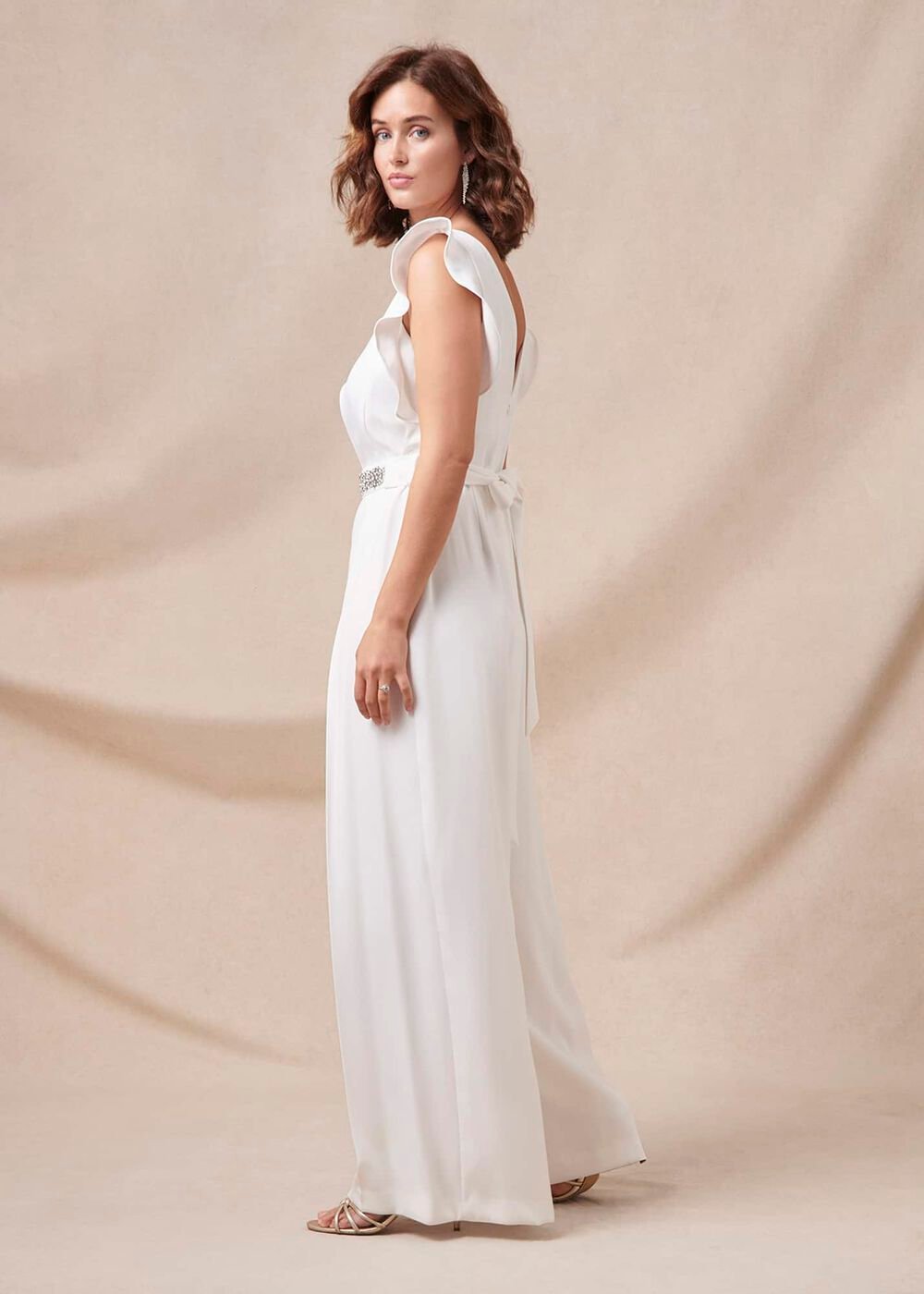 Victoriana Wedding Jumpsuit Ivory