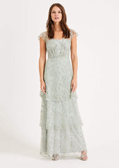 Rai Beaded Maxi Dress Mint