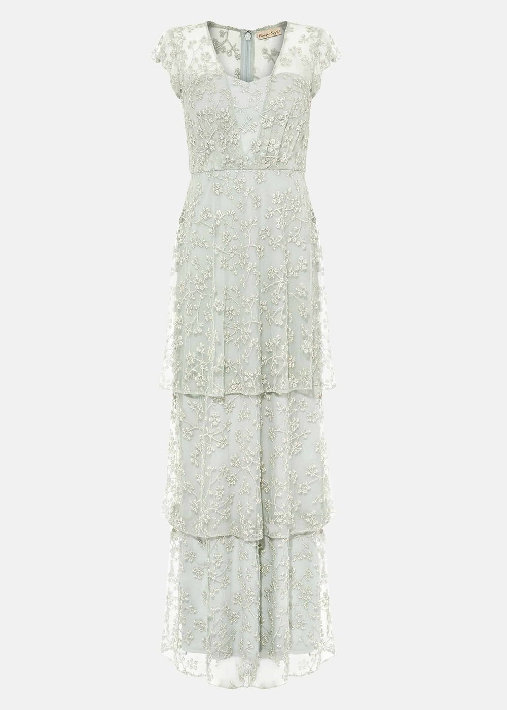 Rai Beaded Maxi Dress Mint