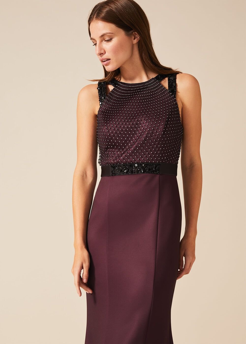 Sofia Beaded Bodice Dress Port