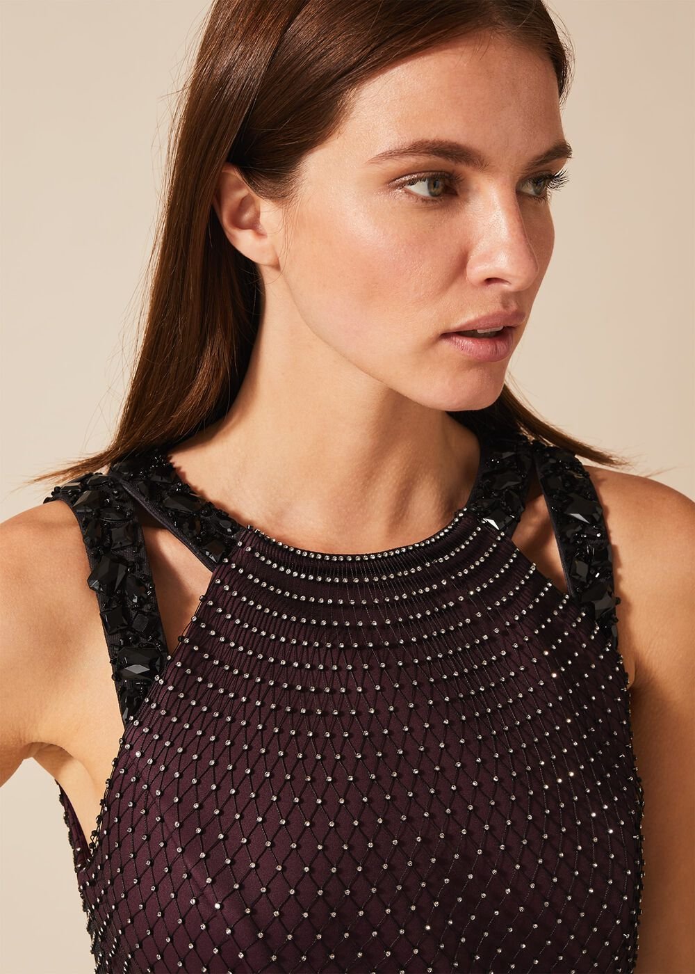 Sofia Beaded Bodice Dress Port