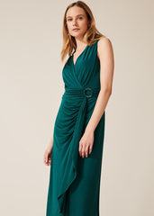 Caylee Drape Maxi Dress Pine