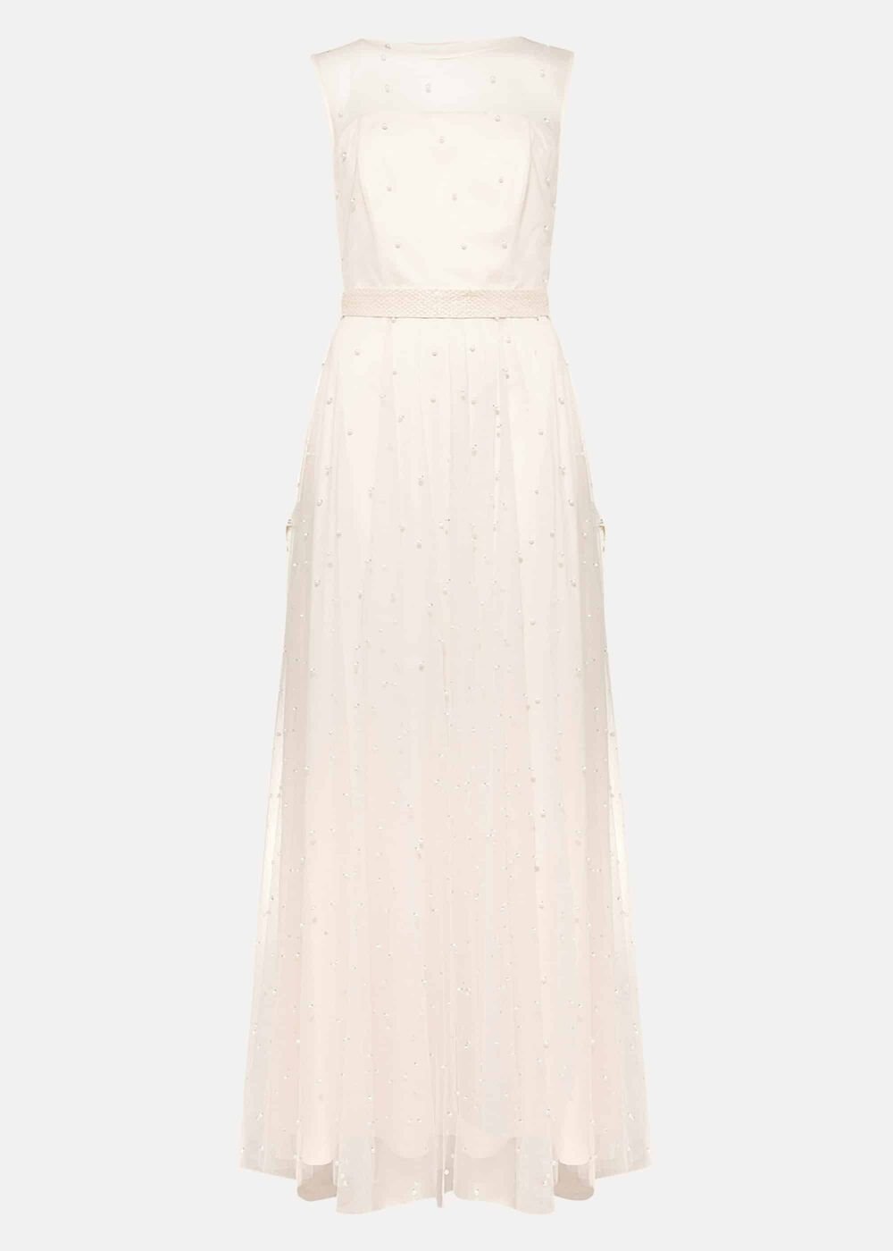 Genova Beaded Wedding Dress Old Rose