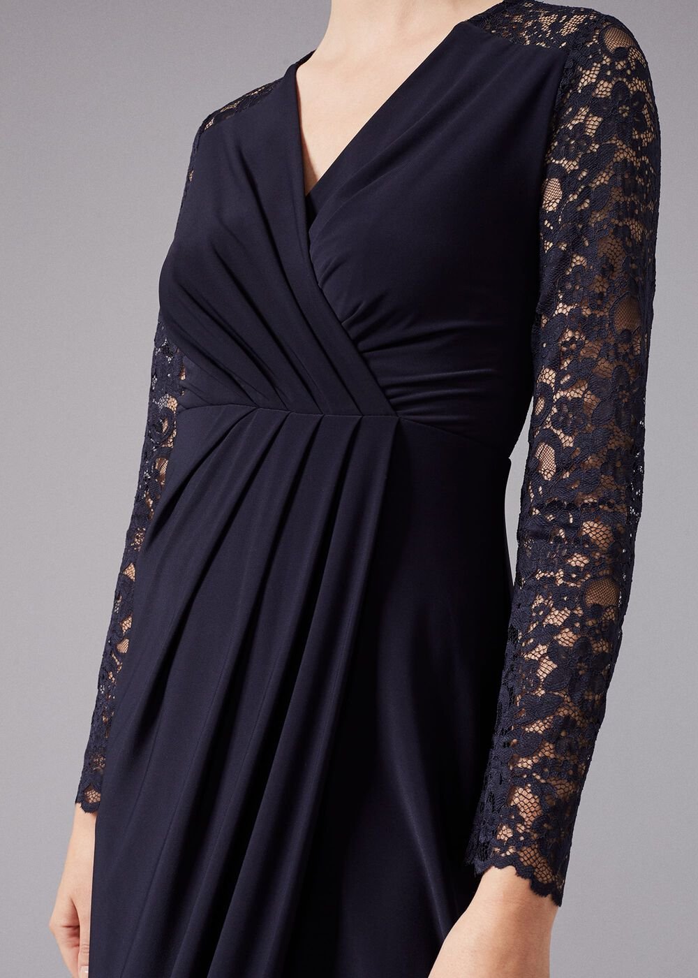 Elanor Lace Maxi Dress Navy