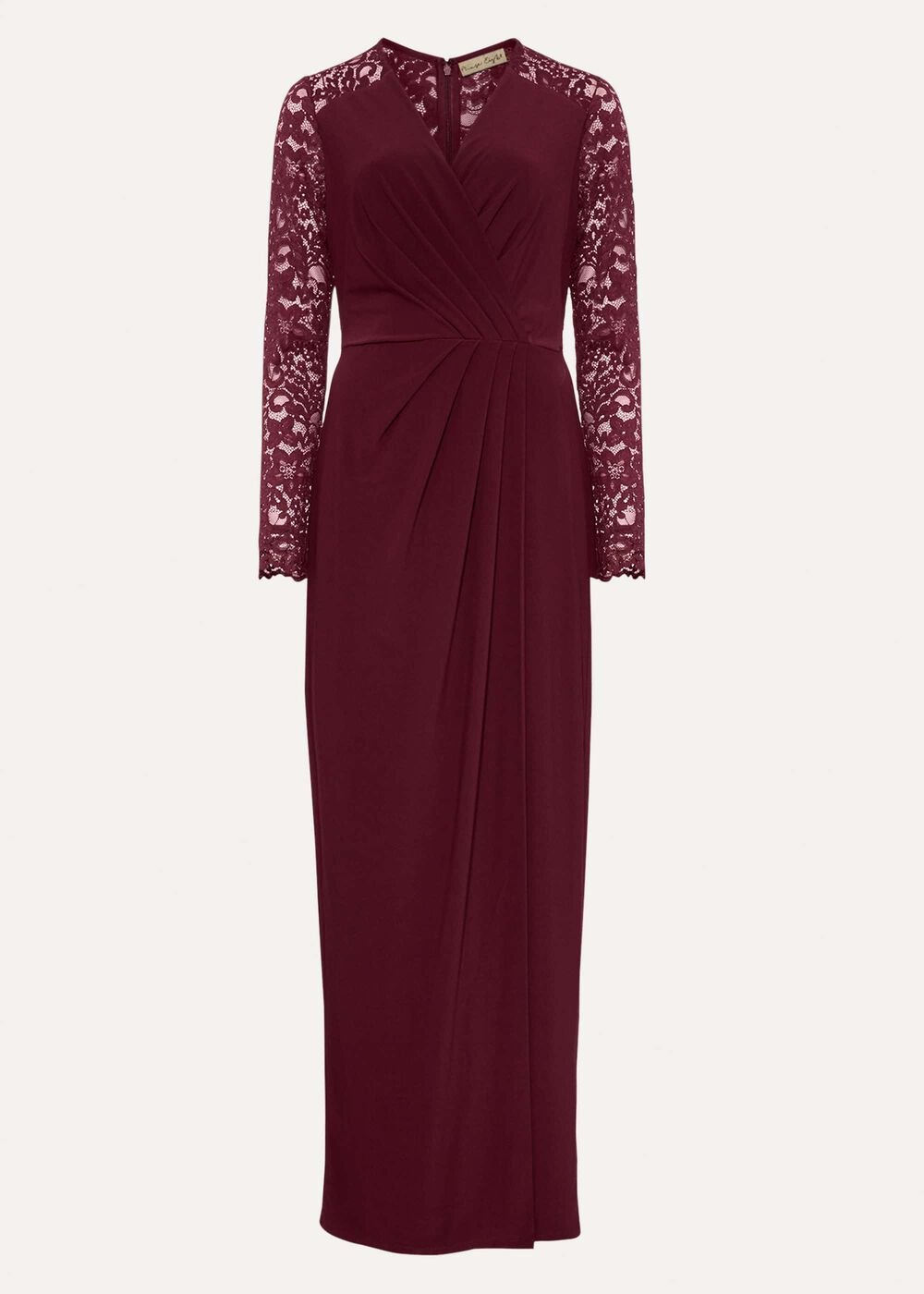 Elanor Lace Maxi Dress Berry