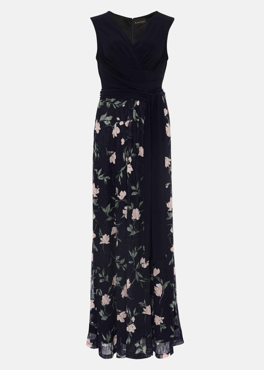 Leigh-Ann Floral Maxi Dress Navy/Multi