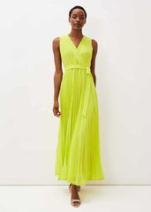Molly Chiffon Maxi Dress Lime