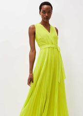 Molly Chiffon Maxi Dress Lime