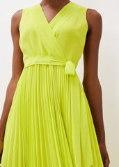 Molly Chiffon Maxi Dress Lime